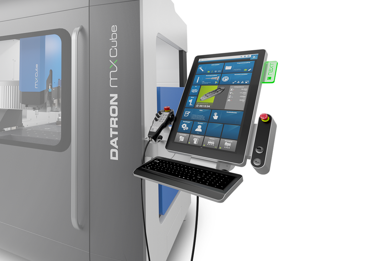 DATRON MXCube mit Fokus auf DATRON next